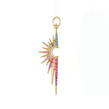 Make a Wish Elongated Starburst Top Switch Earring Charm