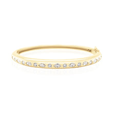 Marquise & Round Skinny Diamond Nomad Bangle Bracelet