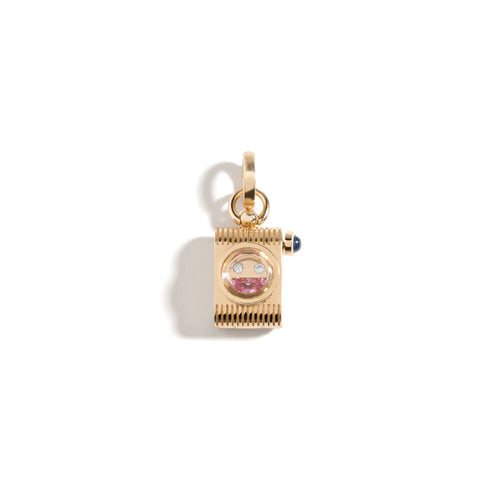 Diamond Memory Camera Charm