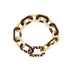 The Elizabeth Two Tone Enamel Chain Bracelet