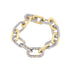 The Elizabeth Two Tone Enamel Chain Bracelet