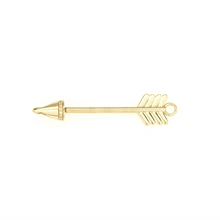 Mini Diamond Arrow Hinged Charm