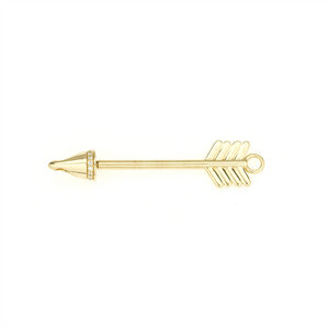 Mini Diamond Arrow Hinged Charm