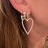 Mini Diamond Dagger Huggie Hoop Earrings