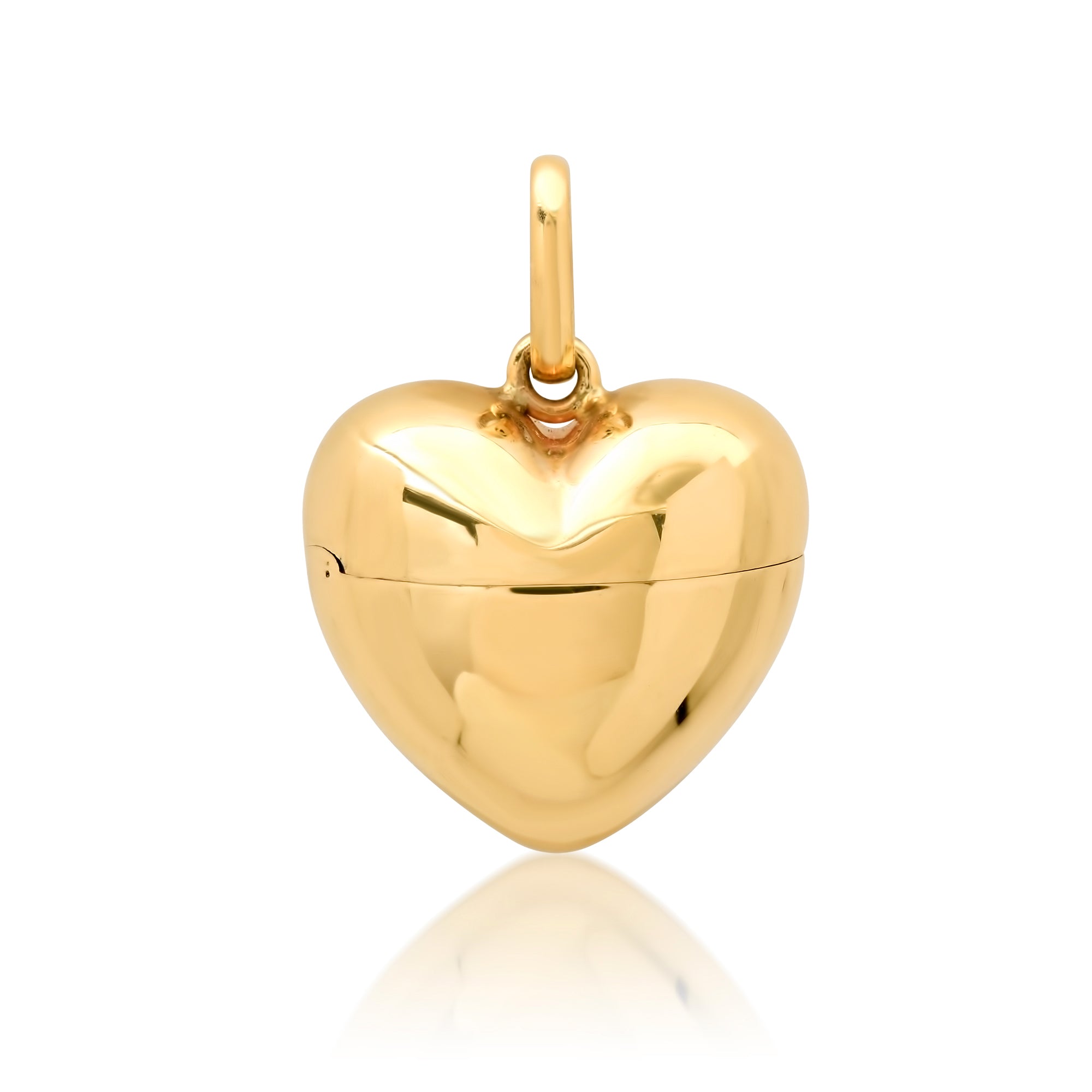 Mini Gold Heart Locket Pendant