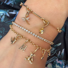 Mini Sapphire Heart Clip Charm