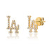 I Love LA Diamond Icon Stud Earrings