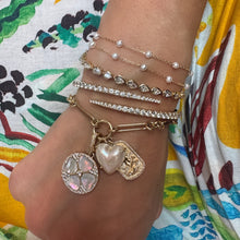 Multi Pearl Double Chain Bracelet