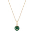 Gemstone Happy Face Pendant