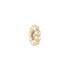 Mochi Donut Gold Rondelle Bead