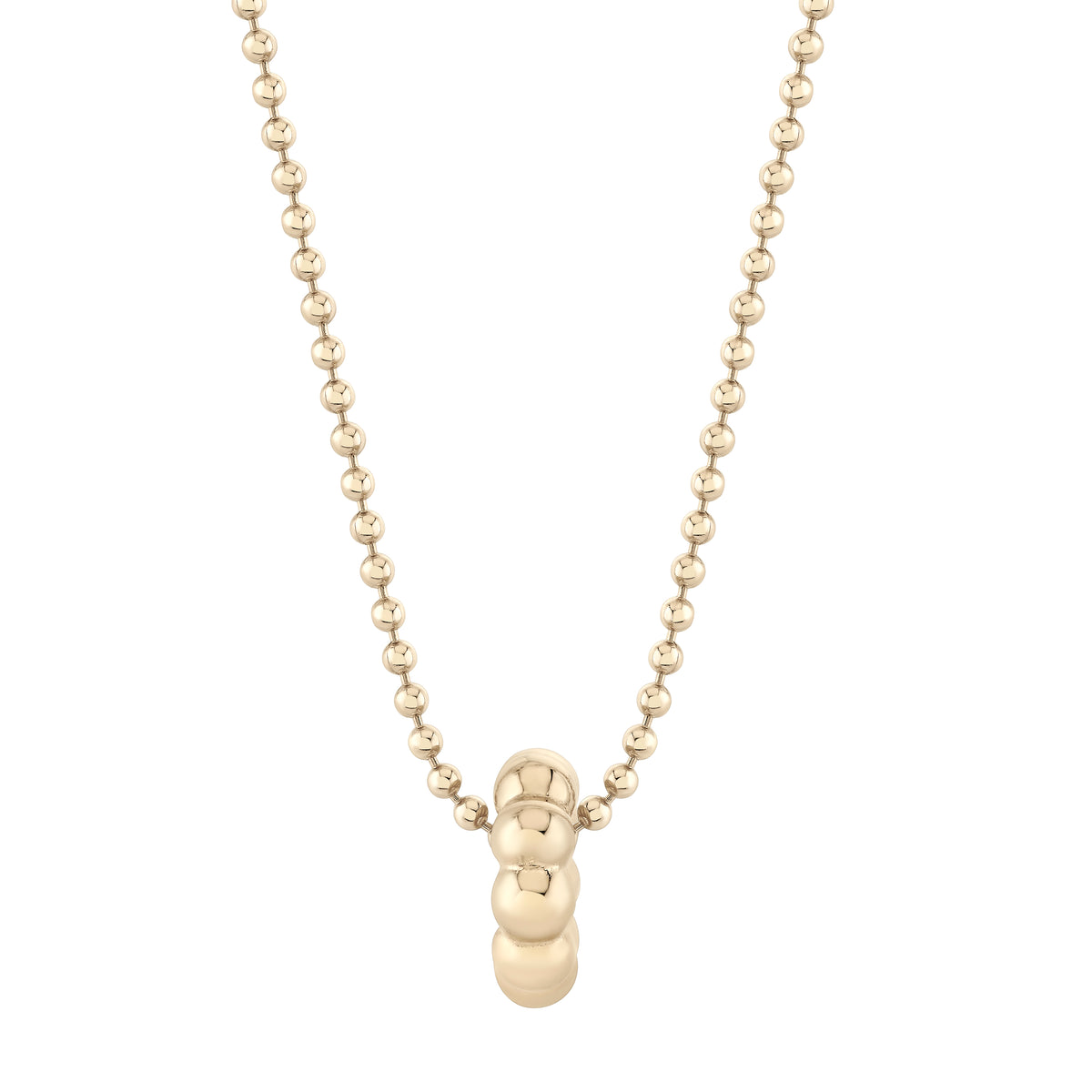 Mochi Donut Gold Rondelle Bead