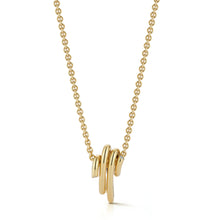 Thoby Gold & Diamond or All Diamond Statement Spiral Necklace