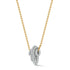 Thoby Gold & Diamond or All Diamond Statement Spiral Necklace