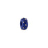 Lapis & Gold Dot Rondelle Bead