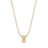 Rigid Gold Rondelle Bead