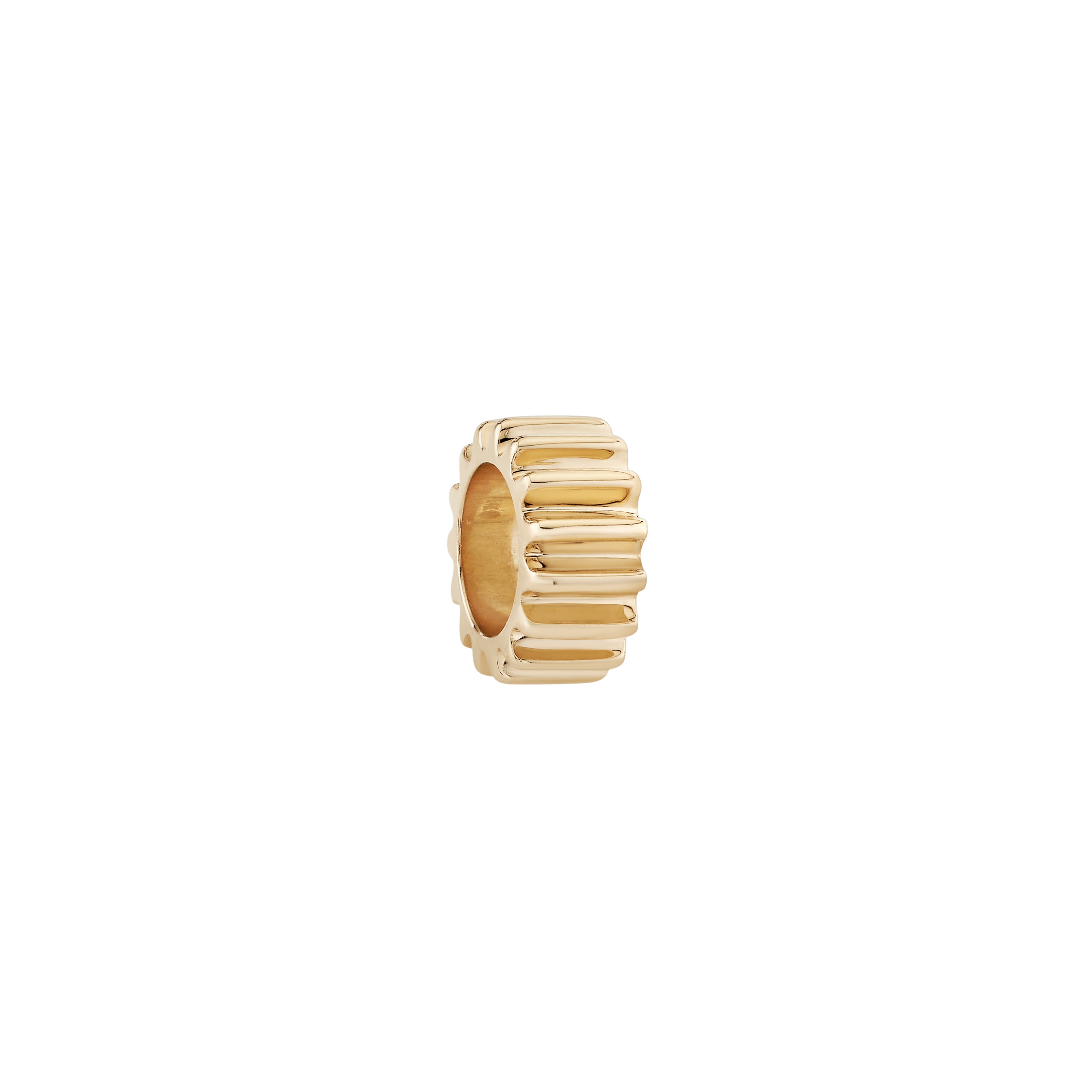 Rigid Gold Rondelle Bead