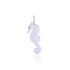 Nixie Hand Carved Chalcedony Seahorse Charm