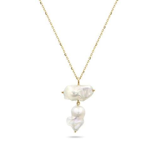 Double Baroque Pearl Necklace
