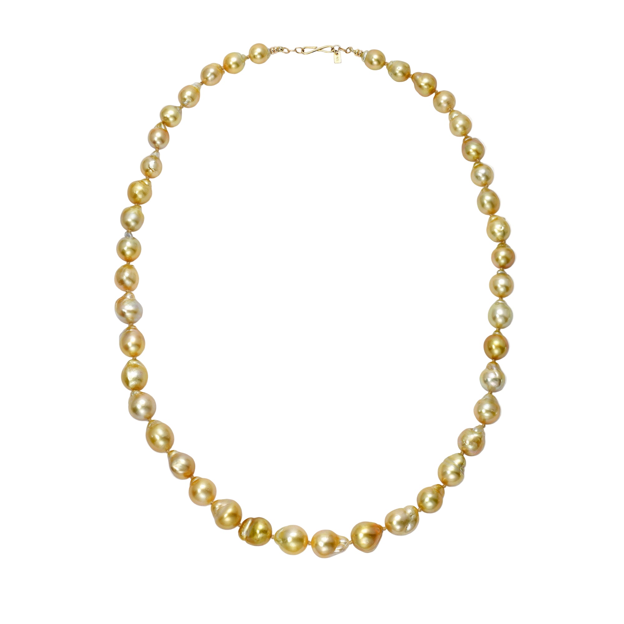 Beatrice South Sea Yellow Pearl Necklace
