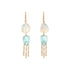 One of a Kind Apatite & Opal Diamond Drop Earrings