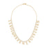 One of a Kind Golden Vine Diamond Letter Collar Necklace