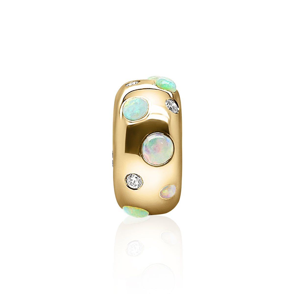 Large Story Gemstone or Diamond Bead Charm
