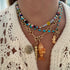 Oval Turquoise Chain Necklace