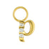 Mini Diamond Initial Charm