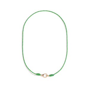 Para Todsos Cord Necklace with Diamond or Rainbow Enhancer