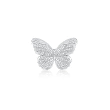 Pave Diamond Jumbo Butterfly Signet Ring