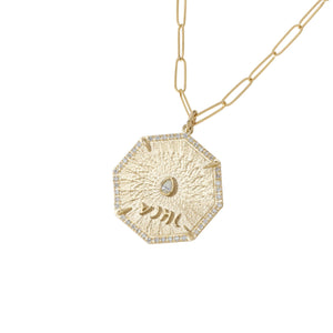 Inspiration Pave Diamond Octagon Charm