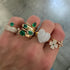 Petite Bezel Set Emerald Band Ring