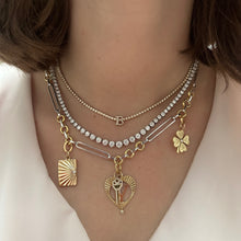 Bezel Set Petite Round Diamond Tennis Necklace2