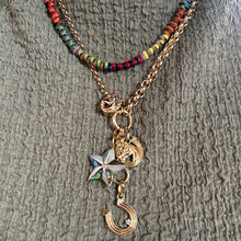 Groovy Diamond Horseshoe Hinged Charm