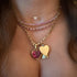 Full Cut Diamond Heart Choker Necklace