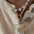 Bold Paperclip Chain Necklace with Diamond Toggle Lariat