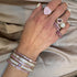 Pretty Pink Sapphire Baguette Eternity Band Ring