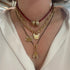 Large Pear Link Chain Necklace