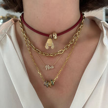 Large Pear Link Chain Necklace