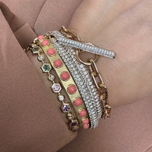 Self Love Diamond Bangle with Heart Detailing