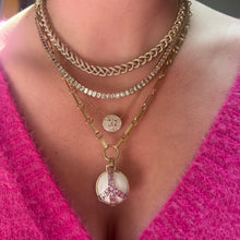 Rosette Link Chain Necklace