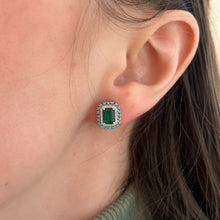 The Queens Emerald Statement Earrings