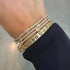 Rosecut Diamond Bangle Bracelet