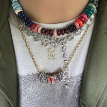 My Whole Hearts Diamond Illusion Baguette Tennis Necklace
