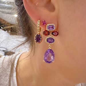 Alter Ego Reversible Huggie Hoop Earrings