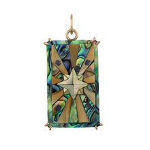 Hand Carved Star Tarot Card Charm