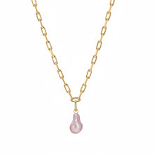 Pink Baroque Pearl Hinged Charm