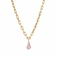 Pink Baroque Pearl Hinged Charm