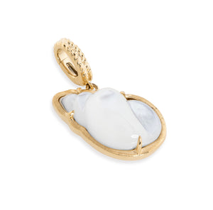 Plateless Gold & Gemstone Emoji Icon Charm Pendant