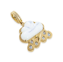 Plateless Gold & Gemstone Emoji Icon Charm Pendant